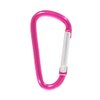 Craft County Colorful 40mm D Shaped Spring Loaded Snap Hook Aluminum Gate 1.5 Inch