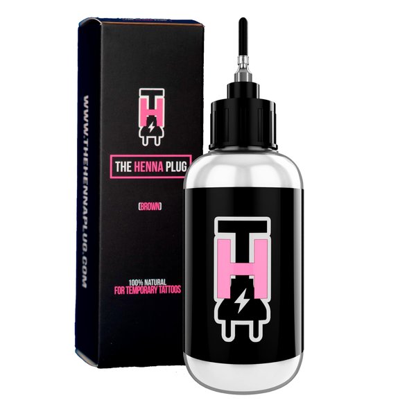 White Henna Paste Colored Bottle - for Temporary Tattoos, Body Art and Design Creation