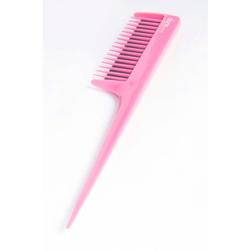 Diane dual teeth teasing comb, 8-inch, pink, DBC033