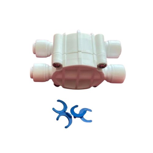 1 Pcs Auto Shut Off Valve Push In Quick Connect Undersink Water Filter 1/4"-1/4"