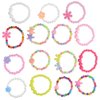 obmwang 30Pcs Princess Necklace Bracelet Set, Teenager Costume Jewelry Play Jewelry for Women Dress Up Pretend Play Party Favors