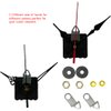 Felvoro Clock Movement 2 Pieces DIY Clock Works Battery Operated Clock Mechanism 2 Pairs of Different Hands Clock Repair Parts Silent Movement