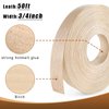 Birch Plywood Veneer Roll Wood Veneer Edge Banding,3/4 inch*25ft Edge Banding, Iron on with Hot Melt Adhesive, Flexible Wood Tape Sanded to Perfection. Easy Application Wood Edging