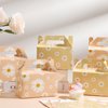 12 Pcs Daisy Flower Treat Boxes Party Supplies Hippie Daisy Flower Summer Party Favors Goodie Gift Boxes for Girls Birthday Baby Shower Wedding Party Decorations Retro Hippie Boho Treat Candy Box Home