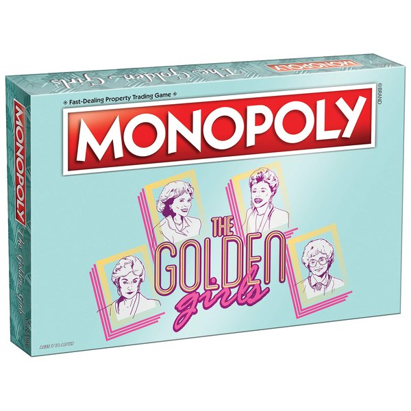 Monopoly: The Golden Girls Board Game | Buy, Sell, Trade Fan-Favorite Locations | Classic Monopoly Game Featuring Golden Girls TV Show Theme | Officially-Licensed Golden Girls Merchandise