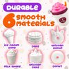 Insnug Paint Your Own Squishies Kit - Sensory Toys Squishy Painting Kit Stress Relief Squishies for Girl Kids Age 4 6 8 10 Slow Rising Squeeze Autism Toys Unicorn Gift Ice cream Cake Milk Shake Donut