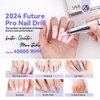 SAVILAND Electric Nail Drill Professional: 2024 Pro Future Tech 40000RPM Nail Drill Kit E File for Acrylic Nails Gel Polish Rechargeable 6000mAh Portable Nail Filer Drill Bits Salon Manicure Pedicure