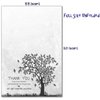 Funeral thank you cards with envelopes Celebration of life Floral Tree acknowledgment memorial Sympathy Christian Thank you notes (40 Pack)