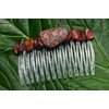 Brecciated Jasper Stone Hair Comb