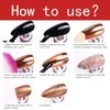 1 Box Mirror Nail Art Glitter Powder Holographic Metallic Gold Sliver Dust Sequins UV Gel Nail Chrome Pigment Decoration (Red)