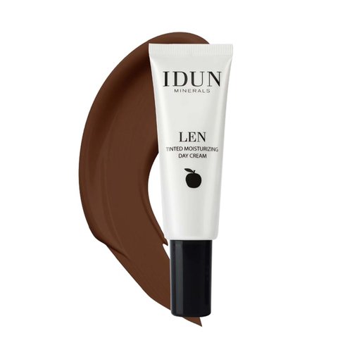 IDUN Minerals Len Tinted Day Cream - Infused With Vitamin E And C - Gentle On The Skin - Ideal For Sensitive And Dry Skin - Contains Nourishing And Moisturizing Oils - Deep - 1.76 Oz, (I0100258)