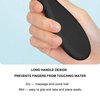 QrBxa Hair Scalp Massager, Shampoo Brush, Scalp Exfoliator, Silicone Hair Scrubber for Hair Growth and Dandruff Removal, Hair Shower Comb Brush, Long Handle Easier to Grip