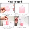 2Pcs Face Wash Foam Maker for Face Wash, Facial Cleaning Tool, Deep Skincare Cleaner Tools for Travel Household (Pink and White)