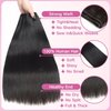 Beauty Queen 16A Straight Bundles Human Hair (16 18 20 Inch) Virgin Human Hair Bundles Straight 100% Unprocessed Weave 3 Bundles Thick Brazilian Remy Hair Extensions for Women Natural Color