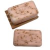 Sunday Sunshine Shea Enriched Juicy Pomegranate Soap Bar Gift Set From France, Two 150g Bars of European Soap with Wood Soap Saver Tray