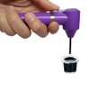 ALIWOD Tattoo Ink Mixer Electric Pigment Makeup Eyebrow Nail Polish Mixer Color Machine with 100PCS Mixing Sticks Supply Tool Watercolor Ink Painting Agitator Blender Set (Purple)