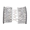 Ruihfas 4Pcs Magic Beading Hair Comb Double Clips Easy Stretch Combs Hair Styling Accessories for Women Girls Hair Beauty