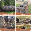 FLYEGO Camo Netting Camouflage Netting Hunting Blind Camo Net Camouflage Nets Military Surplus for Shooting Party Decoration Photograph Car Cover Sunshade(6.5ft x 10ft, Maple Leaf)