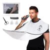 Beard Bib Trimmer Catcher for Shaving, Beard Hair Catcher, Beard Trimming Apron, Christmas Gifts for Him Husband Men
