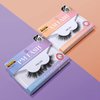 CATTITUDE 5D AM/PM False Eyelashes - Soft Glam Volume Style, Soft Faux Mink & Ultra Lightweight, Invisible Clear Band, Easy to Apply, Reusable, Natural Everyday Look, Cruelty Free