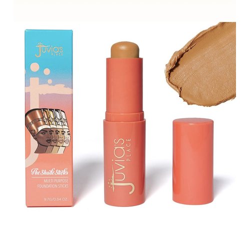 Juvia's Place Shade Stick Foundation, Concealer, Contour, Grenada, Tan w/Golden Warm Undertone, 34 oz