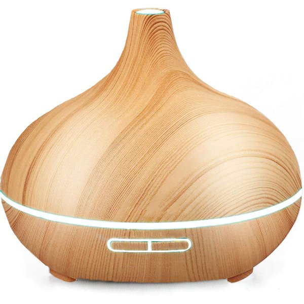 Cool Mist Humidifiers - Essential Oil Diffusers with 7 Lighting Options - Auto Shut Off Humidifiers for Bedroom, Home & Office
