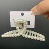 100Pcs White Hair Clip Display Cards Hairpin display tag DIY Hair Accessory Cardstock Clips and Barrettes