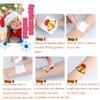 Christmas Temporary Tattoo for Kids Adult, 144 Pcs Assorted Cute Designs Stick Xmas Holiday Birthday Party Favors