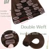 S-noilite Clip in Hair Extensions Human Hair for Women Thick True Double Weft Clip on 100% Remy Human Hair 8 Pieces 18 Clips Straight Silky (16 Inch - 130g,Medium Brown (#4))