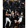 Black 2025 Balloons, Giant 32 Inch Black 2025 Number Balloons,2025 Happy New Year Black Balloons for New Year Eve Party Supplies 2025, New Years Decorations 2025, Christmas, Graduations Decorations
