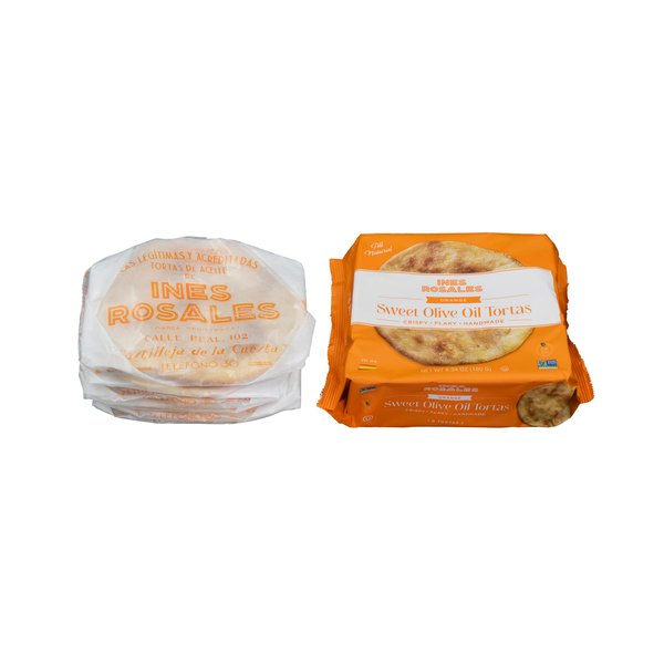Ines Rosales Sweet Olive Oil Tortas, Seville Orange, 6.34 Ounce
