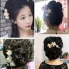 Retro Lotus Flower Hair Comb, Chinese Hanfu Elegant White Flowers Hair Pin, Bride Wedding Hair Accessories