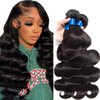 Cranberry Hair Brazilian Virgin Hair Body Wave Human Hair 3 Bundles Weaves 100% Unprocessed Hair Extensions Natural Black Color 22 24 26Inch