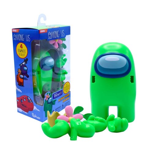 Just Toys LLC Among Us Action Figures Series 2 (Green w/Crown)