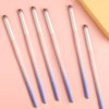 KAAGEE 6pieces Ombre Nail Brush Wood Nail Pen Ombre Brush for Gel Nails Nail Gradient Brush Nail Design Brushes Nail Painting Kit Nail Art Tools Acrylic Nail Accessories