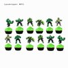 HUA Party Hulk Cake Topper, 48 Pcs, Superhero Birthday Party Supplies Decorations