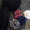 4 Pieces Spiral Lock Hair Tie Dreadlock Hair Tie for Women and Men Braids Dreadlock Accessories Colorful Dread Ties for Braids Loc Thick Curly Hair (Multi)
