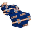 Illinois Fighting Illini Adult Comfy Throw Blanket with Sleeves, 48" x 71"