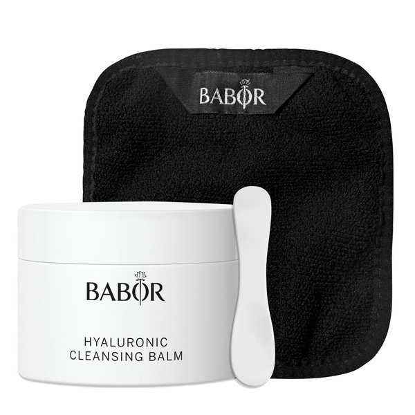 BABOR Hyaluronic Cleansing Balm to Oil for Demanding Skin, Gentle Cleansing for Face Infused with Hyaluronic Acid to Hydrate Skin, 150 ml
