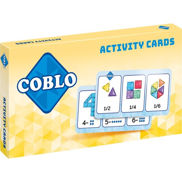 Coblo Activity Cards - 74 Educational Tasks - Gift 3 Years - Montessori Toy - Montessori Inspired - Promotes Creativity & Learning Skills - Steam Education - Toy from 3 Years