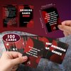 Poen Drinking Card Games Questions Challenges Fun Party Game for Adults Bachelorette Drinking Games Girls Night Christmas White Elephant Gift(Get You Drunk)