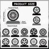 12Pcs Race Car Centerpieces for Tables, Racing Car Birthday Party Decorations Wheel Tire Centerpieces Decor, Double-Sided Tire Decorations for Car Themed Birthday Party Supplies