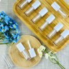 MOCIKE 10PCS Empty Lip Gloss Tubes,6ml Pink Lip Gloss Containers Empty With Thick Wand, For DIY Lip Gloss Making (White)