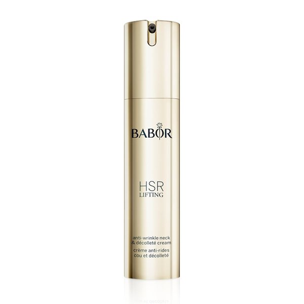 BABOR HSR Lifting Neck and Décolleté Cream | Luxurious Anti Aging Cream to Minimize Lines and Wrinkles | Evens Skin Tone, Reduces Hyperpigmentation | Tightening for Lifting | Clean and Vegan