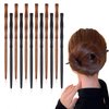 12Pcs Wooden Hair Sticks Hair Chopsticks for Women, Bamboo Shape Hair Pins for Long Hair, Hair Stick Pin for Buns, Decorative Hair Holder for Women Hair Accessories