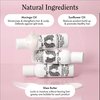 Rizos Curls Trio Travel Kit, Travel Hydrating Shampoo & Deep Conditioner & Curl Cream Bundle, Gently Cleanse and Hydrate, Style & Define Curls for Frizz Free Volume