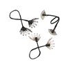 Leadigol Korean Style Hair Curler Girl Gift Ponytail Hairpin Fashion Headwear Butterfly Headgear Alloy Rhinestone Back Head Rope