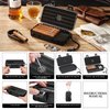 PrimeZone Humidor Travel Cigar Case - Portable Cigar Box with Humidifier & Cigar Cutter, Humidor for 4-5 Cigars, Gift for Cigar Aficionado, Waterproof Crushproof, Airtight