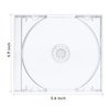 Maxtek Shatter Proof PP Jewel Case, 10.4 mm Standard Single Disc Clear CD Jewel Case with Clear Tray, 10 Pieces Pack.