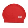 Arena Unisex Adults Soft Latex Swim Cap for Training and Fitness Swimming, Elastic Bathing Cap for Long Hair, Reinforced Edge, Red